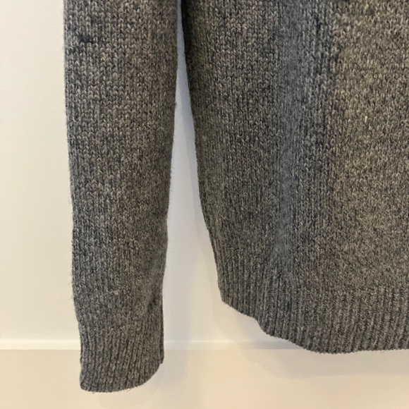 Frank & Oak Grey Sweater with Shawl Collar - Picture 11 of 11